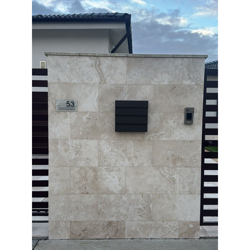 Classic "Cross Cut" tömített travertin mészkőlap, 61 x 30,5 x 1,2 cm