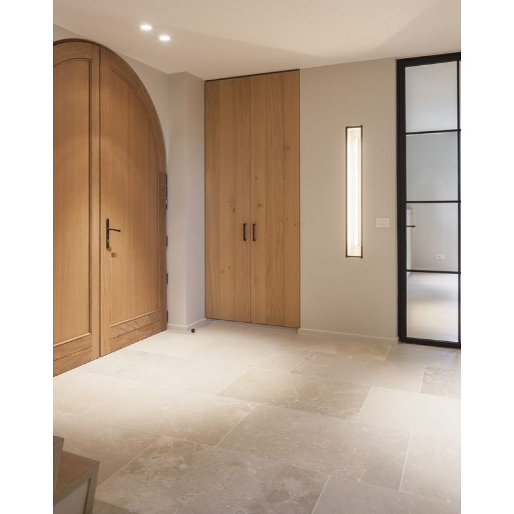 Classic tömített "Cross Cut" Travertin  mészkőlap, 40,6 x 61 x 1,2 cm