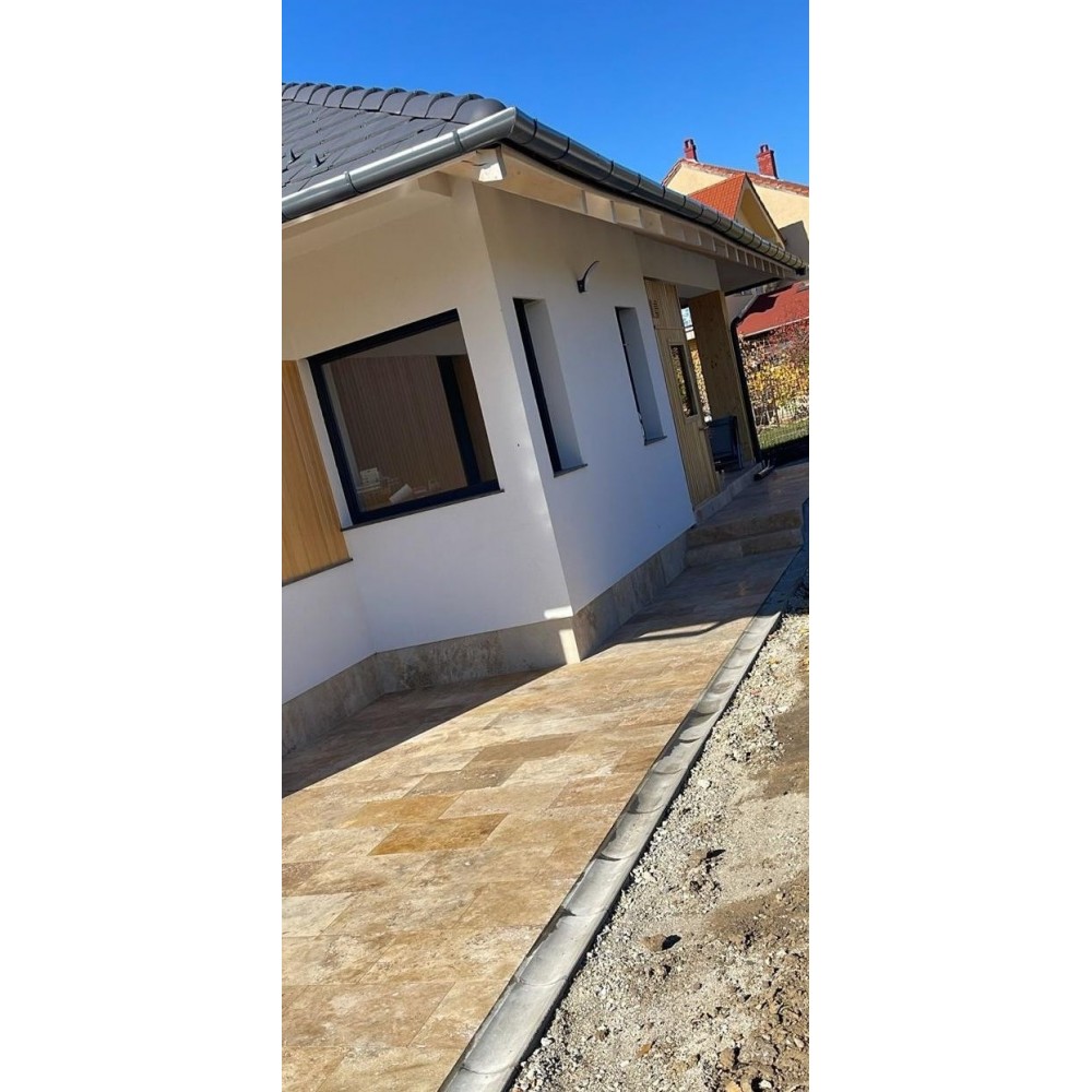 Noche matt, csiszolt tömítettlen travertin mészkőlap, 61 x 40,6 x 1,2 cm