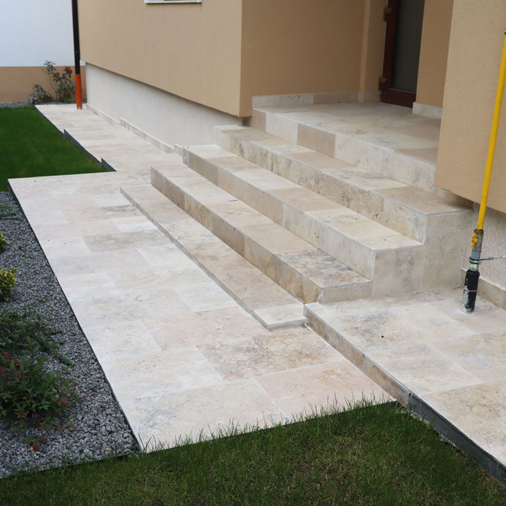 Classic Country Travertin mészkőlap, 40,6 x 61 x 1,2 cm