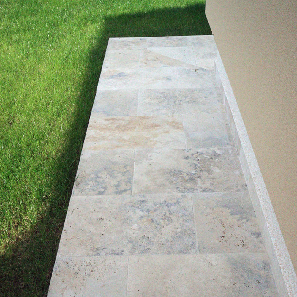 Classic Country Travertin mészkőlap, 40,6 x 61 x 1,2 cm