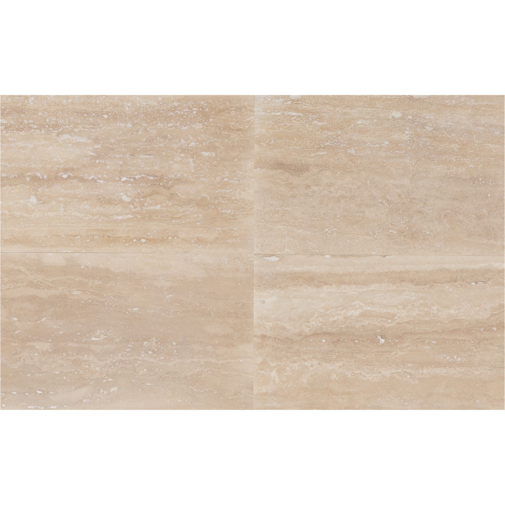 Csíkozott "Vein Cut" klasszikus travertin mészkőlap, 61 x 30,5 x 1,2 cm