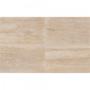 Csíkozott "Vein Cut" klasszikus travertin mészkőlap, 61 x 30,5 x 1,2 cm