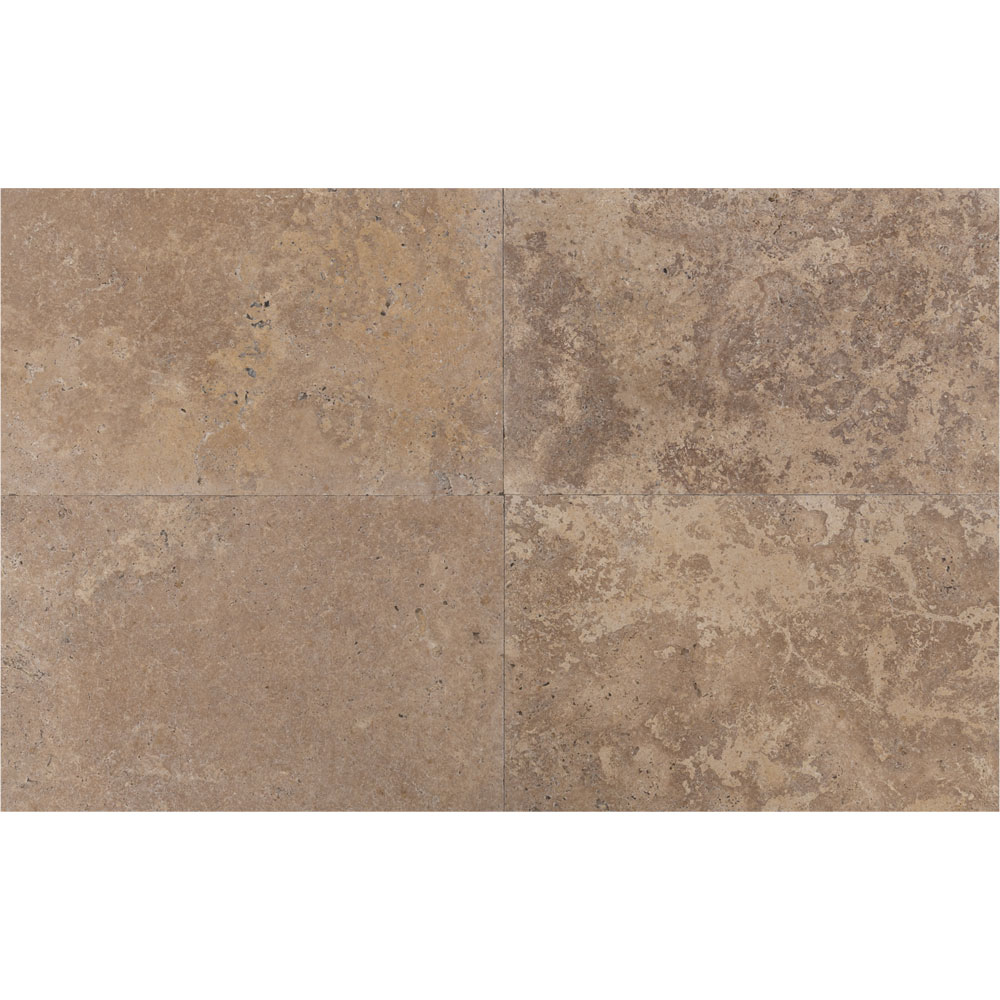 Noche matt, csiszolt tömítettlen travertin mészkőlap, 61 x 40,6 x 1,2 cm