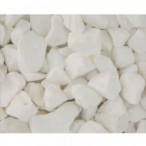 Görög hófehér zúzalék, márvány díszkavics, 1 kg