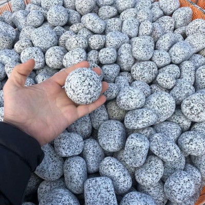Szürke-fehér püttyös díszkavics, 25 kg