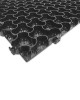 Műanyag gyeprács HDPE Ecco Multidal, fekete, 3 x 113 x 78 cm