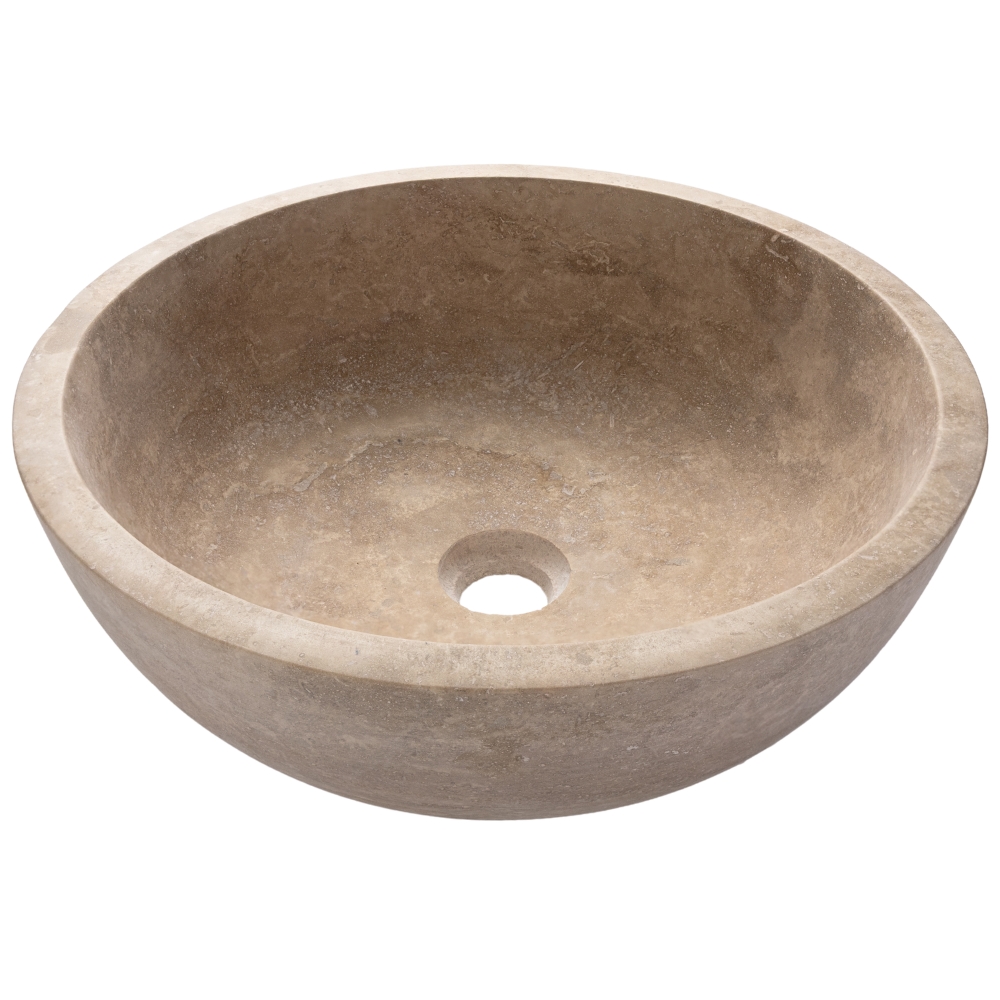 Kő mosdókagyló klasszik travertin