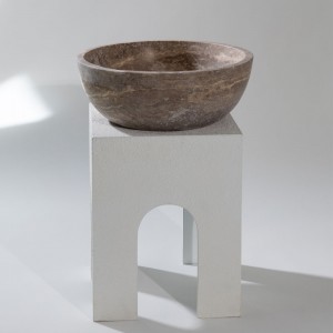 Kő mosdókagyló noche travertin