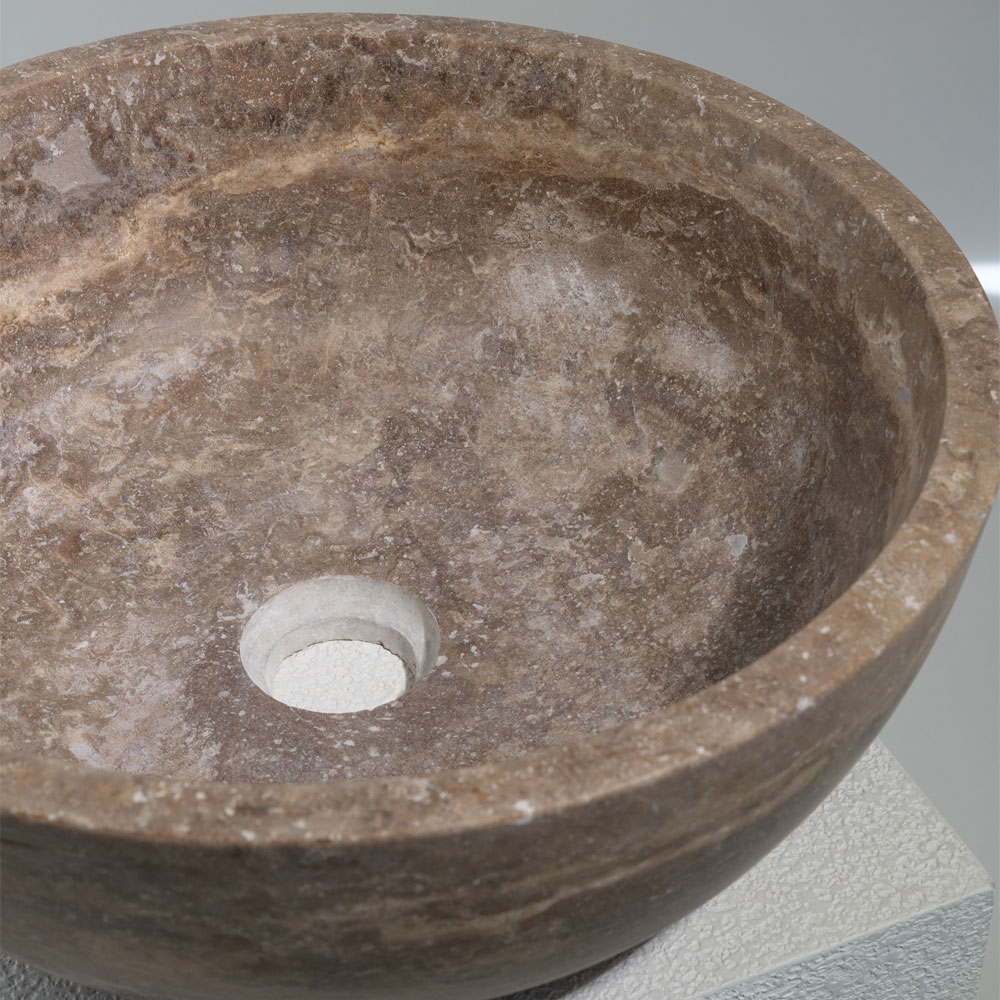 Kő mosdókagyló noche travertin