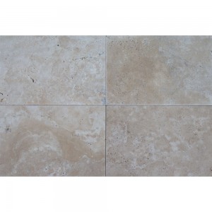 Classic Travertin, bézs mészkőlap, 40 x 60 x 1,2 cm