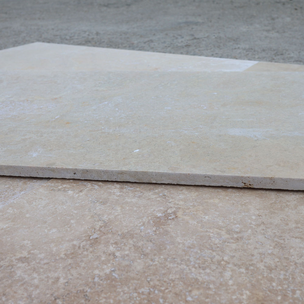 Classic tömített "Cross Cut" Travertin  mészkőlap, 40,6 x 61 x 1,2 cm