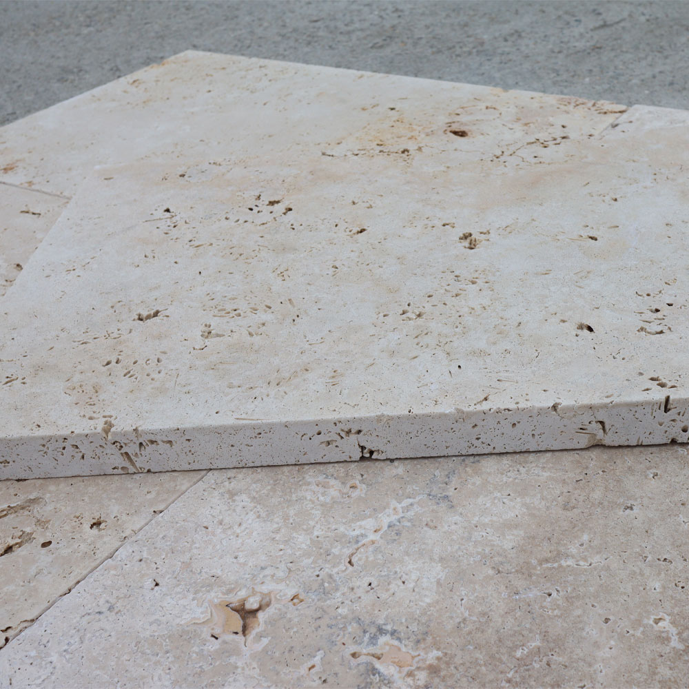 Classic Travertin Ivory mészkőlap, 40,6 x 61 x 3 cm