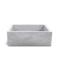 MADRID kültéri beton mosogató, kerti kézmosó, szürke