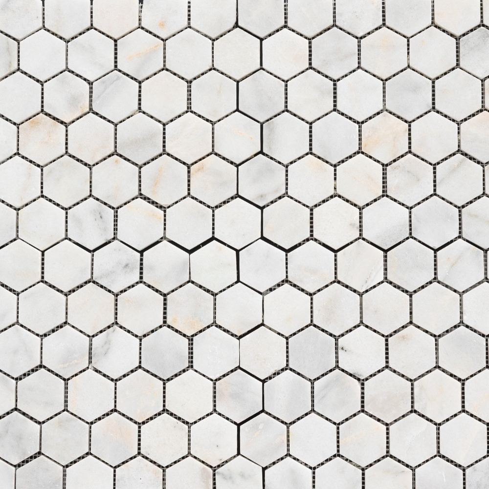 Hatszögű Dolamite mozaik, 30x30 cm