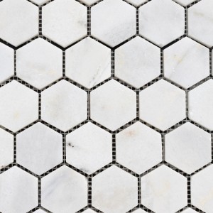 Hatszögű Dolamite mozaik, 30x30 cm