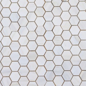 Hatszögű Mugla mozaik, 30x30 cm