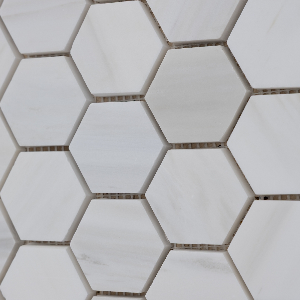 Hatszögű Mugla mozaik, 30x30 cm