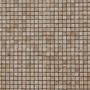 Klasszikus travertin mozaik, 30x30 cm