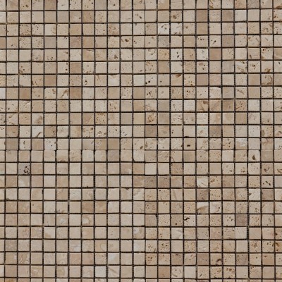 Klasszikus travertin mozaik, 30x30 cm