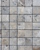 Silver travertin mozaik, 30x30 cm