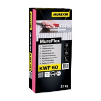 Murexin KWF 60 Fehér flexibilis kőragasztó, S1 osztályú, 25 kg