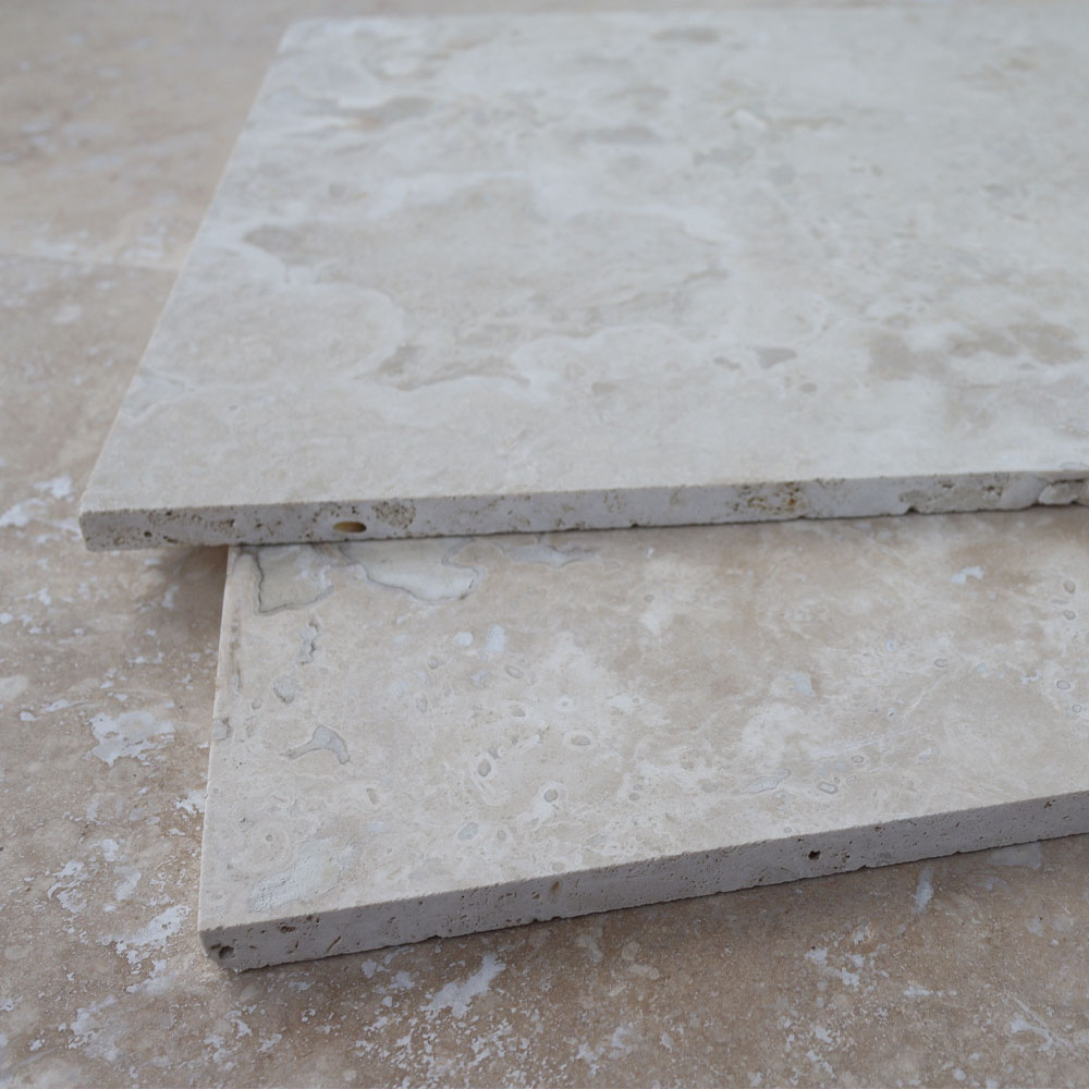 Classic "Cross Cut" tömített travertin mészkőlap, 61 x 30,5 x 1,2 cm