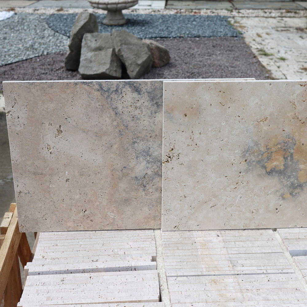 Classic Country Travertin mészkőlap, 40,6 x 61 x 1,2 cm