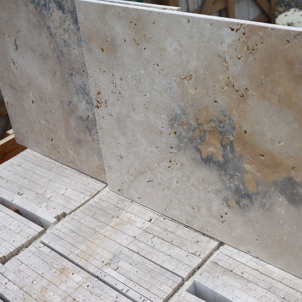 Classic Country Travertin mészkőlap, 40,6 x 61 x 1,2 cm