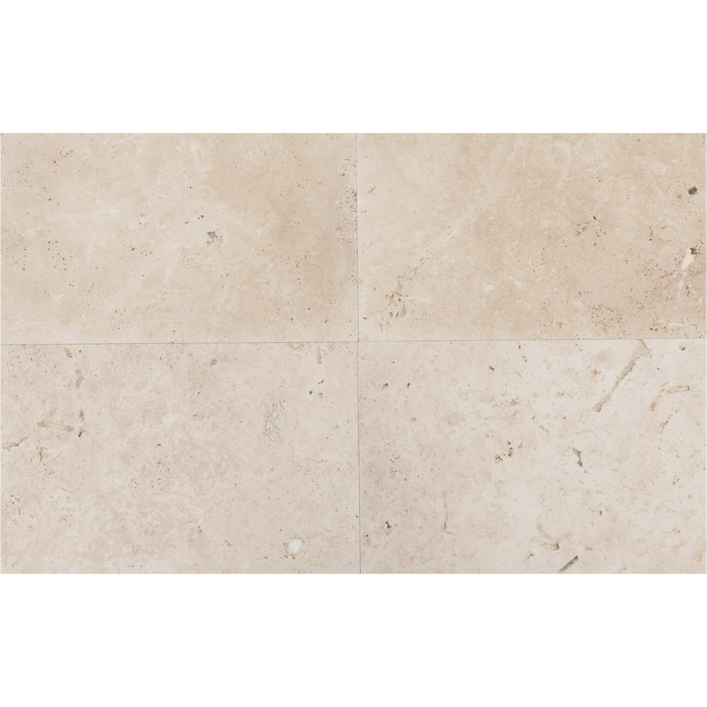 Classic Travertin Atlas light mészkőlap, 40,6 x 61 x 3 cm
