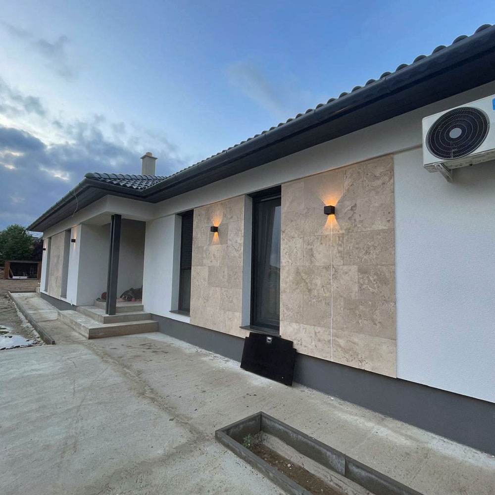 Classic Travertin, rusztik mix mészkőlap, 40,6 x 61 x 1,2 cm